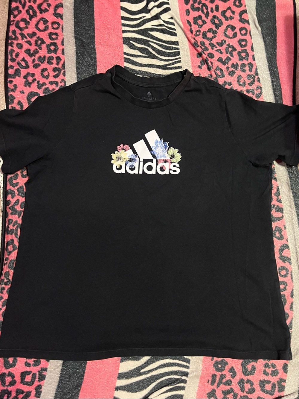 Adidas floral shirt